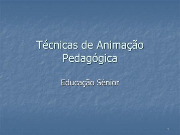 As necessidades educativas dos idosos