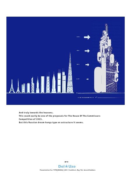 ZA, presentation for Typo [media] Frankfurt 1997, Type as architecture