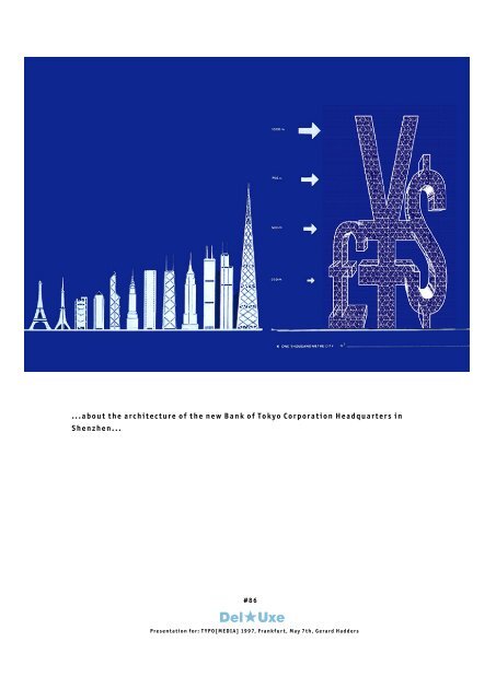 ZA, presentation for Typo [media] Frankfurt 1997, Type as architecture