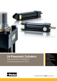2A Pnuematic Cylinders NFPA tie rod 18 bar - SE Hydraulics
