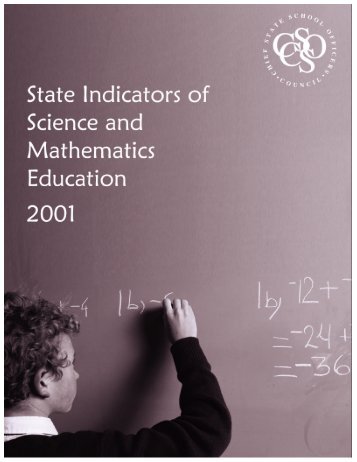 State Indicators of Science and Mathematics ... - CCSSO projects