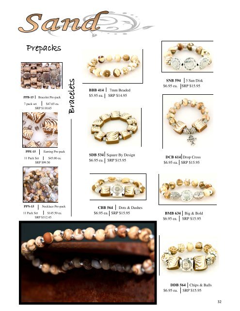 Branelli beads caralog 2012