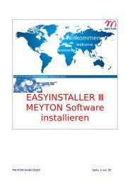 EASYINSTALLER â¢ MEYTON Software installieren - Meyton.info