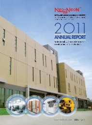 Annual Report 2011 年 報 - Neo-Neon LED Lighting International Ltd