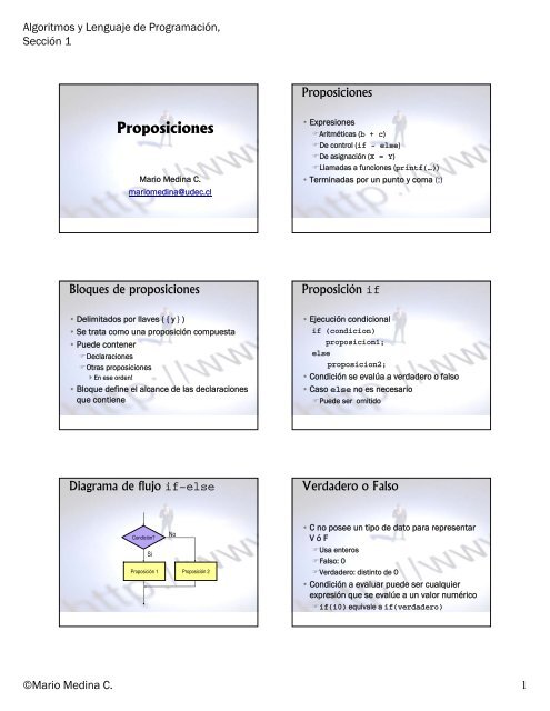 Proposiciones