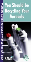 You Should Be Recycling Your Aerosols - British Aerosol ...