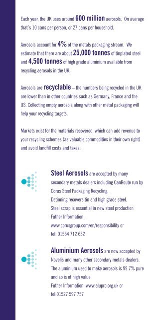 You Should Be Recycling Your Aerosols - British Aerosol ...