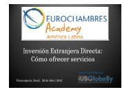 O.14 Inversion extranjera directa - Eurochambres Academy