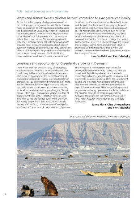 PDF version of SPRI Review 2011 - Scott Polar Research Institute ...