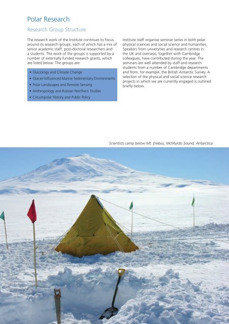 PDF version of SPRI Review 2011 - Scott Polar Research Institute ...