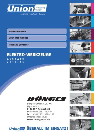 Union ELEKTRO-WERKZEUGE