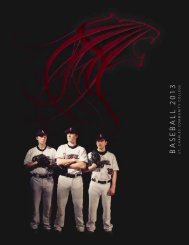 2013 Baseball Program Guide - St. Charles Community College