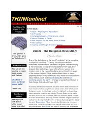 THINKonline! - World Union of Deists