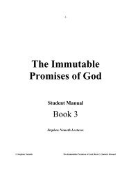 The Immutable Promises Of God Book 3 - House of Judah