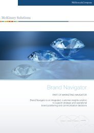 100720 BN Brochure v01.indd - McKinsey Solutions - McKinsey ...