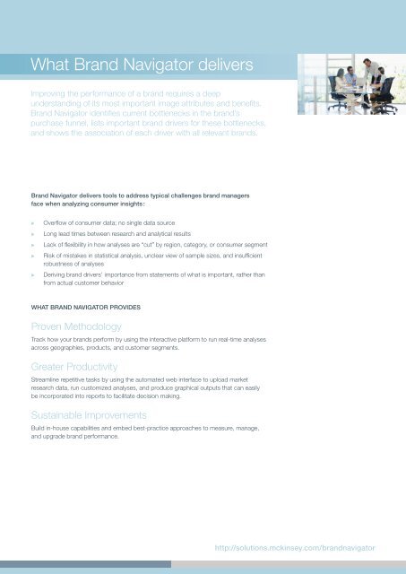 100720 BN Brochure v01.indd - McKinsey Solutions - McKinsey ...