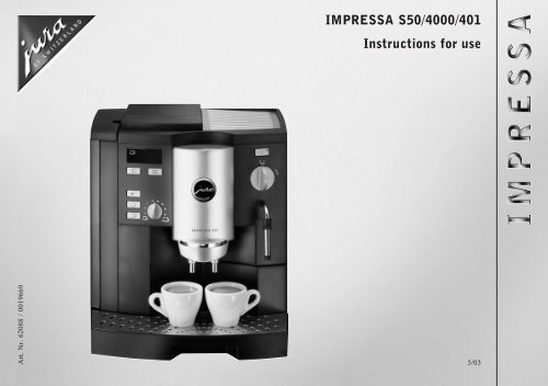 Jura clearance impressa s50