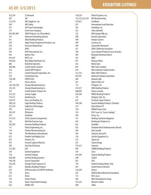 THE LARGEST - Western States Roofing Contractors Association