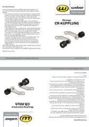 Montageanleitung (PDF) - Weber Products