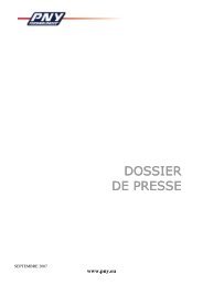 DOSSIER DE PRESSE - PNY