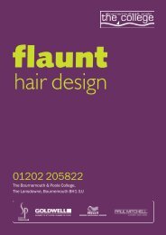 hair design - The Bournemouth & Poole College