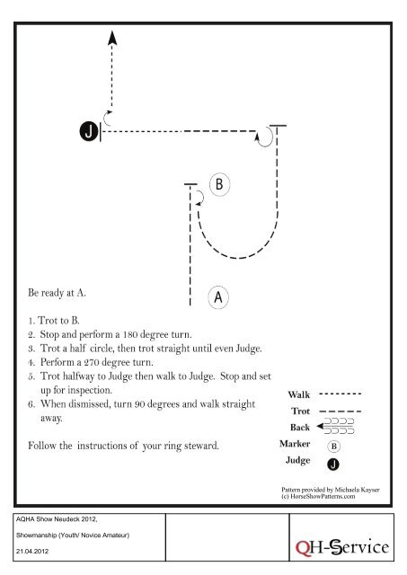 AQHA Show Neudeck 2012, Showmanship (Youth ... - QH-Service