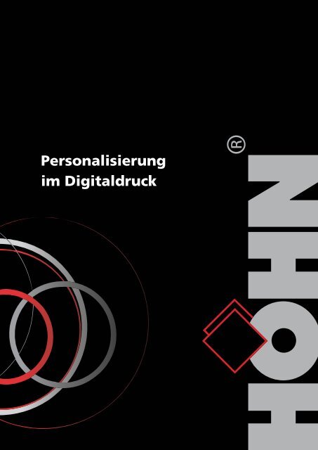 Personalisierung im Digitaldruck - Dr. Karl Höhn GmbH