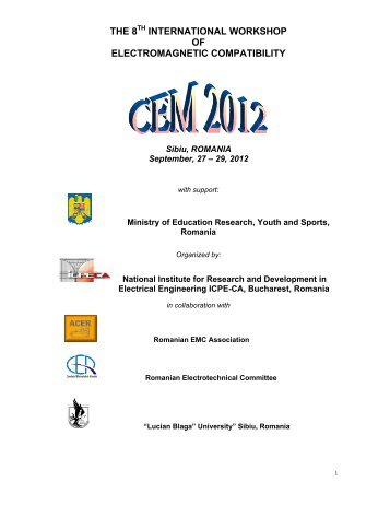 the 8th international workshop of electromagnetic compatibility