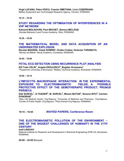 the 8th international workshop of electromagnetic compatibility