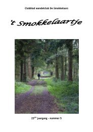 clubblad nr. 5 - wandelclub de smokkelaars