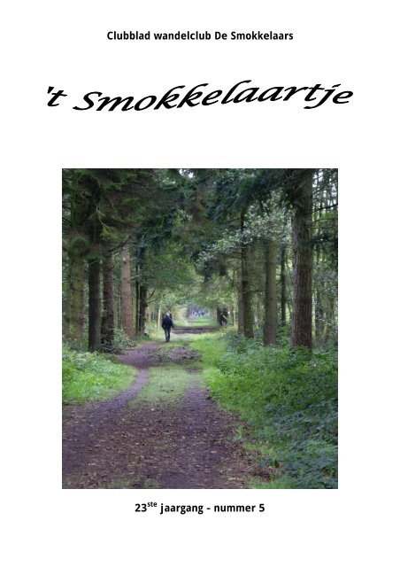 clubblad nr. 5 - wandelclub de smokkelaars