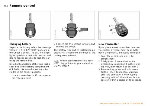 Owner's Manual for the vehicle. With a quick reference ... - E38.org