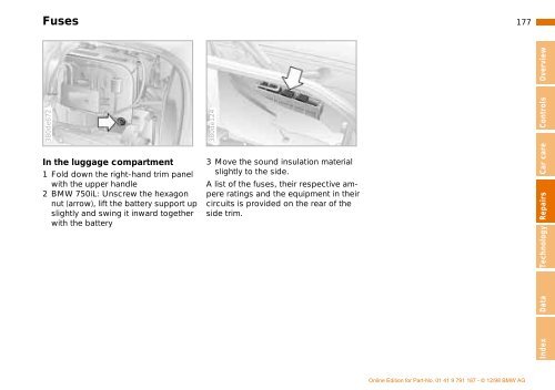 Owner's Manual for the vehicle. With a quick reference ... - E38.org