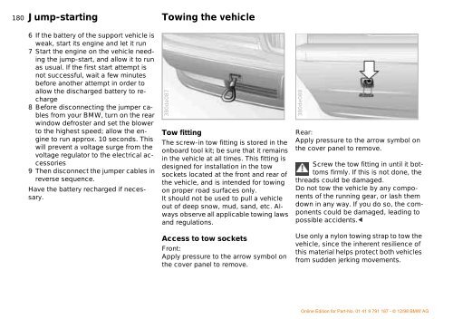 Owner's Manual for the vehicle. With a quick reference ... - E38.org