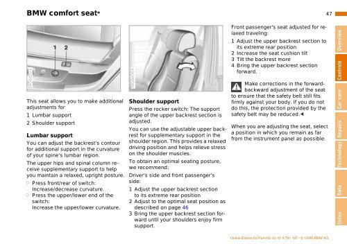 Owner's Manual for the vehicle. With a quick reference ... - E38.org