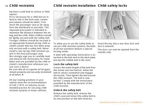 Owner's Manual for the vehicle. With a quick reference ... - E38.org