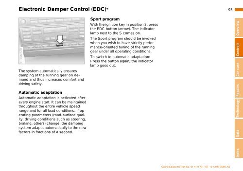 Owner's Manual for the vehicle. With a quick reference ... - E38.org