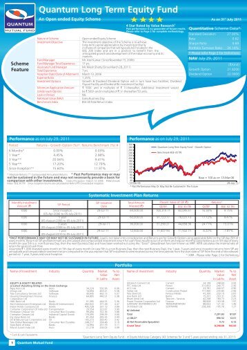 Factsheet July 2011 Combined.cdr - Quantum Mutual Fund