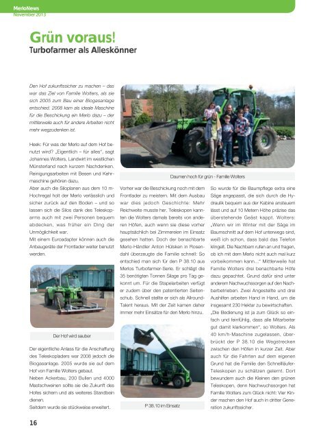 Merlo News Agritechnica - Merlo Deutschland GmbH