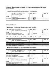 Ãbersicht (PDF, 112,6 KB) - Technische Akustik - TU Berlin