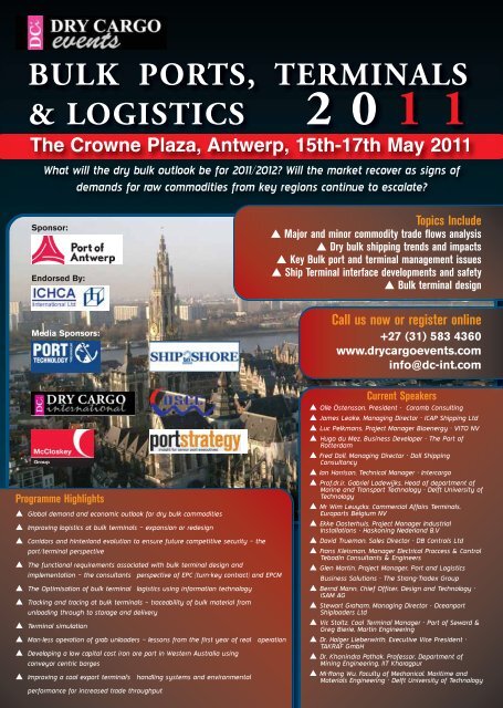 Bulk Ports, Terminals & Logistics 2011 - Dry Cargo International