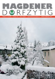 Ausgabe Nr. 36, Januar/Februar - Magdener Dorfzytig