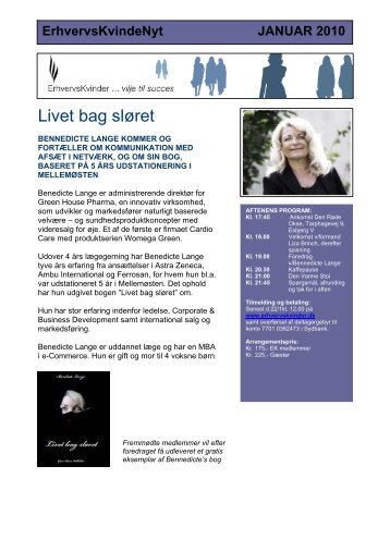 Livet bag sløret - Foreningen af Erhvervskvinder