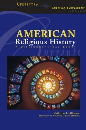 American Religious History: A Bibliographical Essay