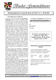 Gemeindekurier 2 v. 05.02.2013 - Buch am Wald