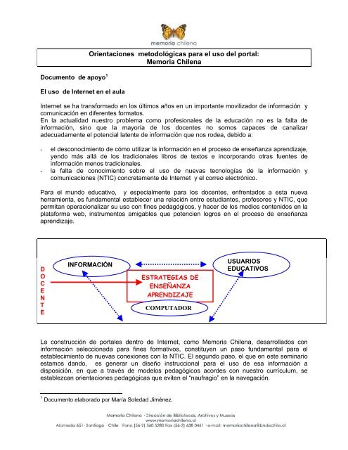 Orientaciones metodolÃ³gicas - ARPA