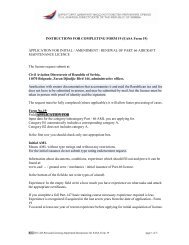 INSTRUCTIONS FOR COMPLETING FORM 19 (EASA Form 19 ...