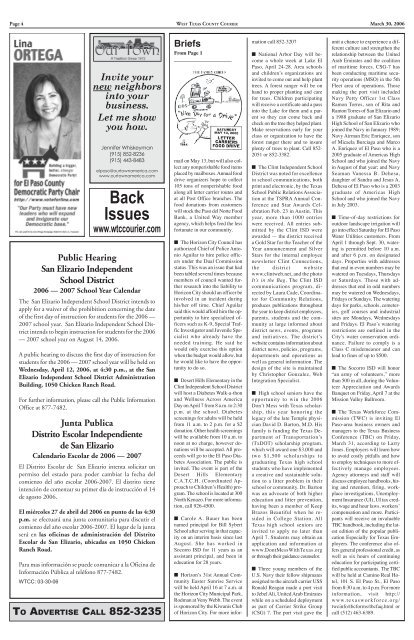 WTCC 2003 - West Texas County Courier