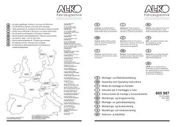 Fahrzeugtechnik Fahrzeugtechnik - AL-KO