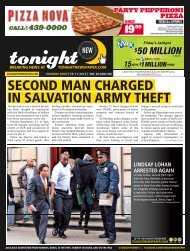 second man charged in salvation army theft - tonight Newspaper